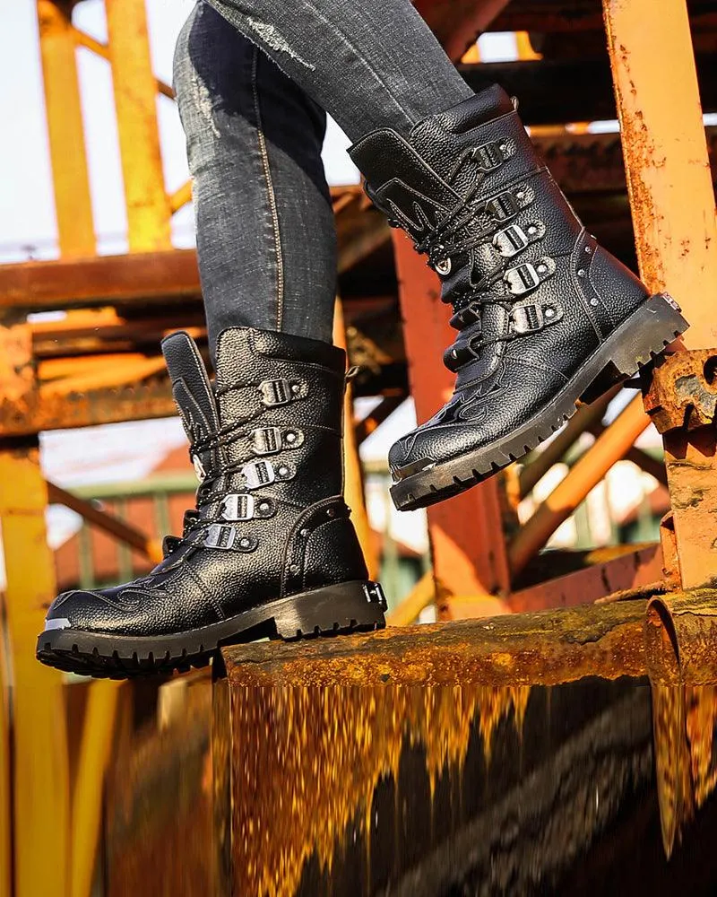 Techwear Motorcycle Riding Boots