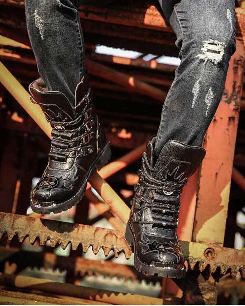 Techwear Motorcycle Riding Boots