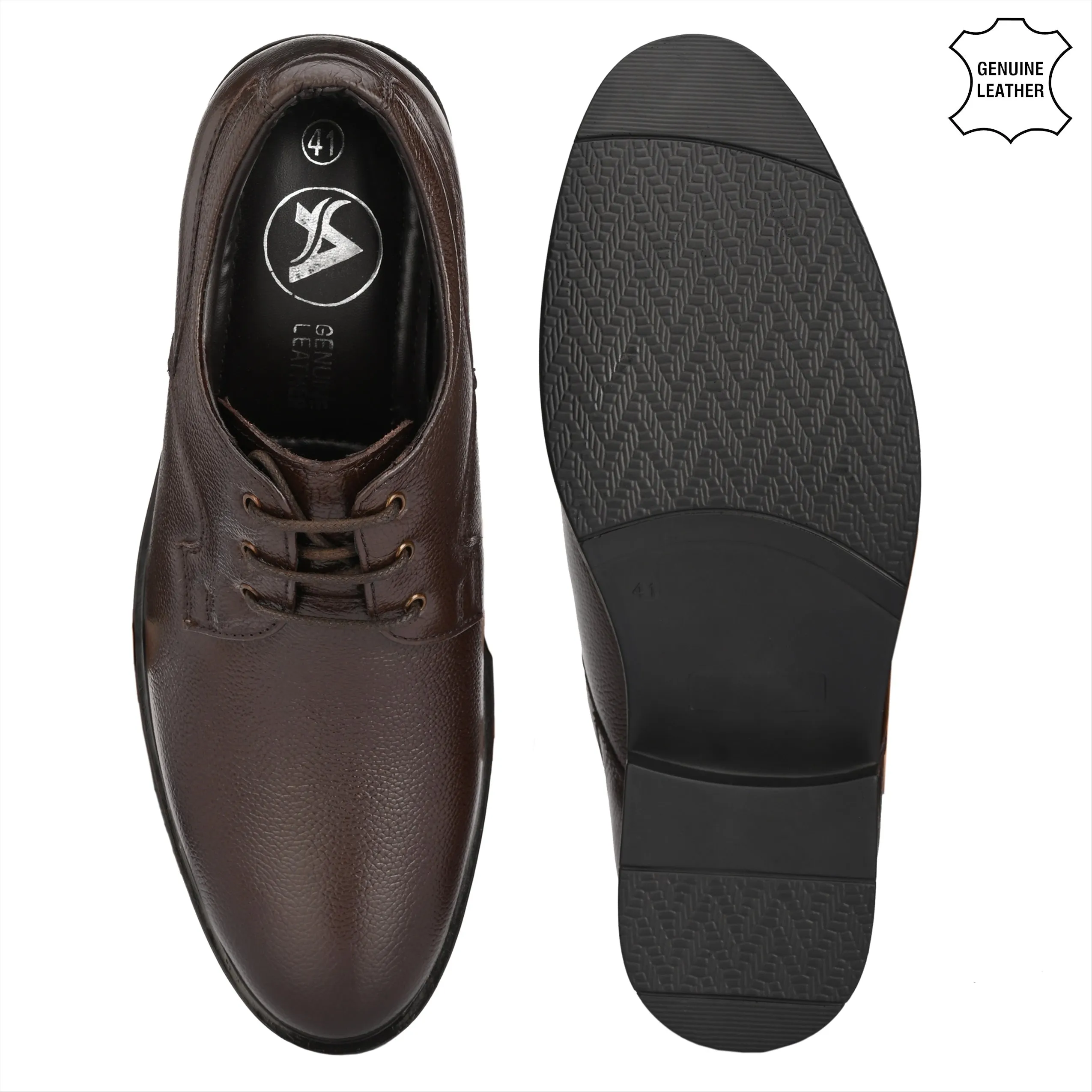 Trusty Full Grain Leather Derby Lace Ups