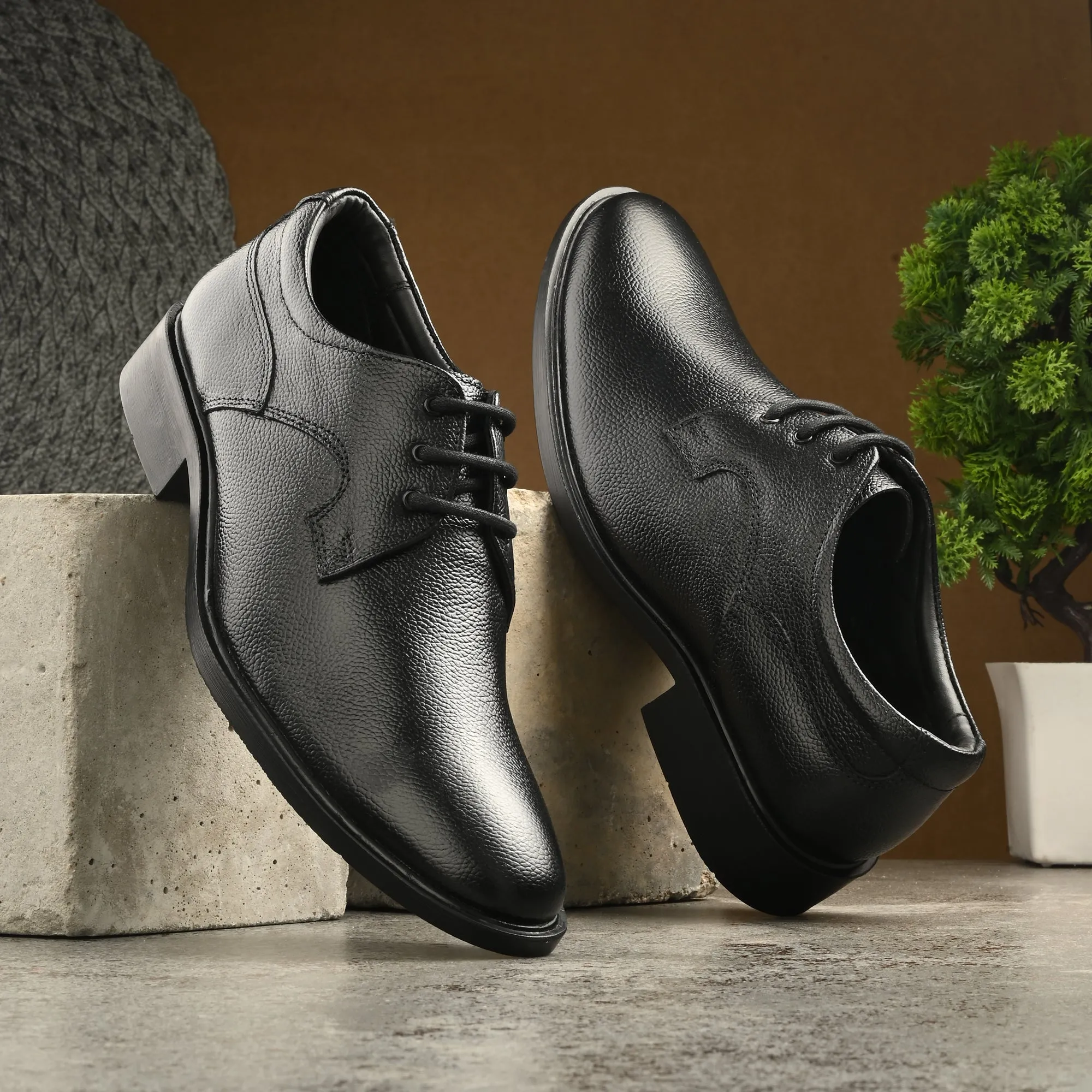 Trusty Full Grain Leather Derby Lace Ups