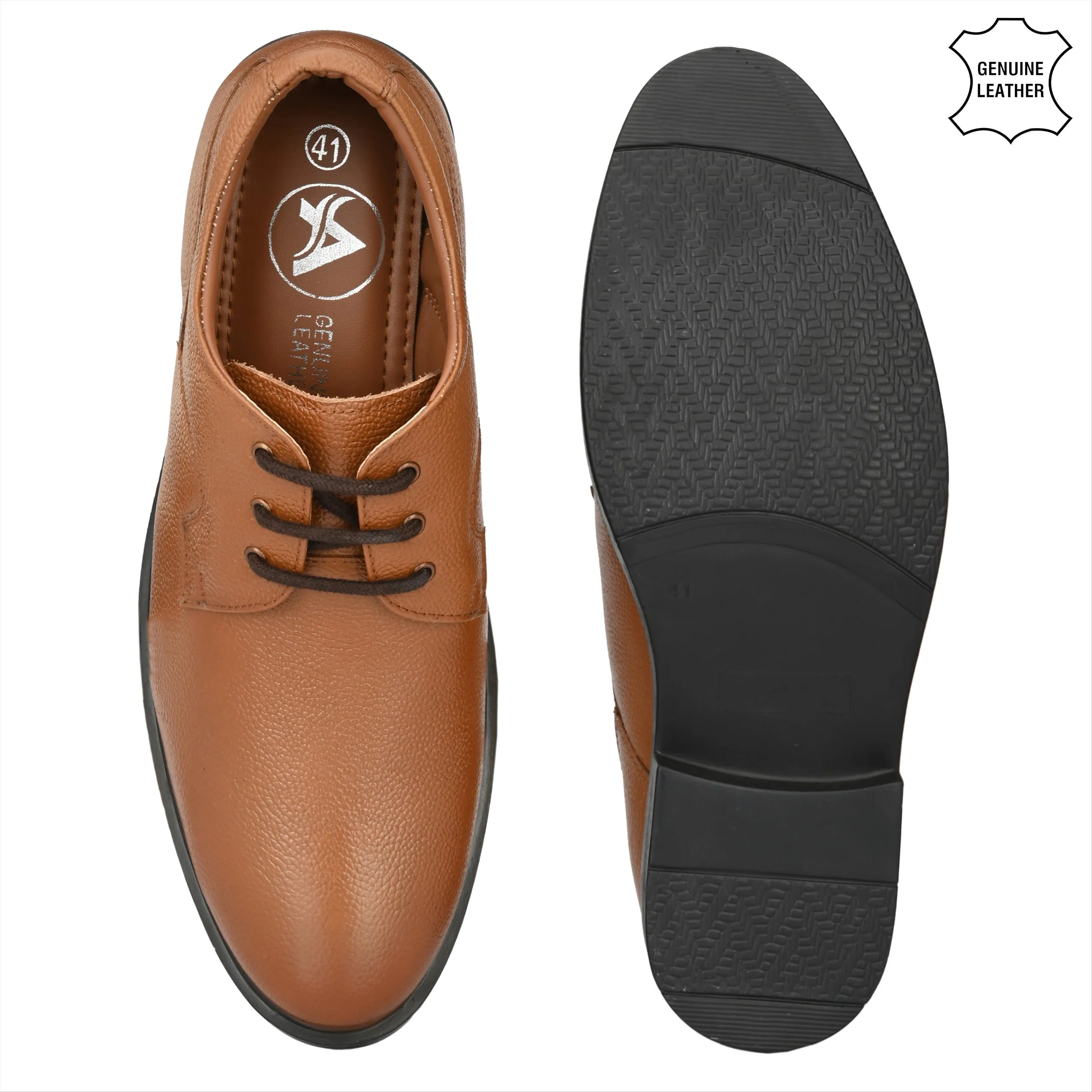 Trusty Full Grain Leather Derby Lace Ups