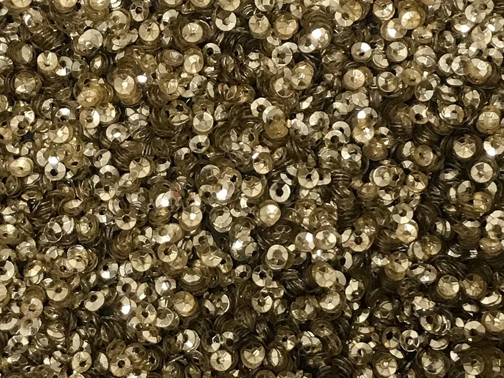 Water Golden Bowl Plastic Sequins