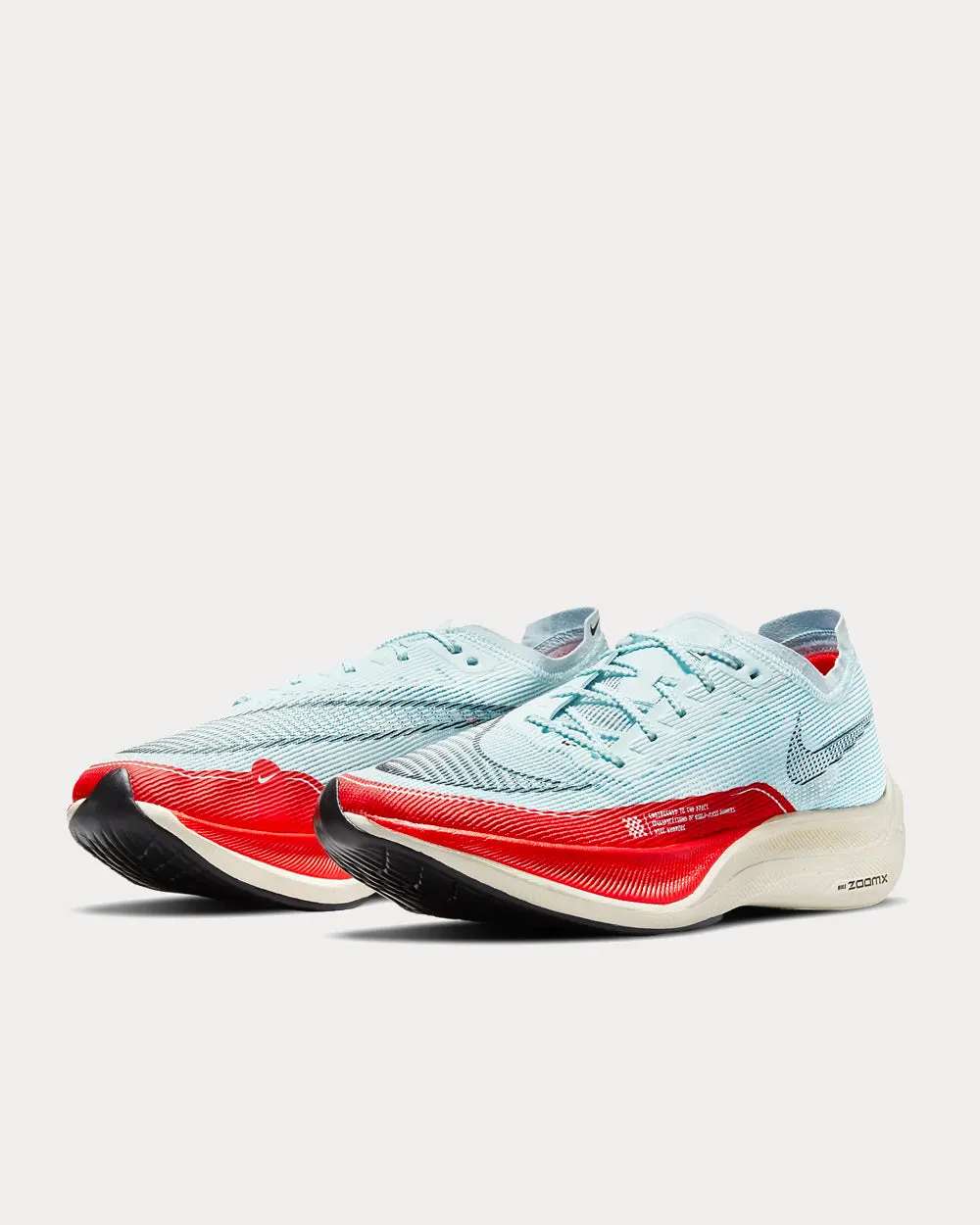ZoomX Vaporfly Next% 2 Glacier Blue / Chile Red / Pale Ivory / Black Running Shoes